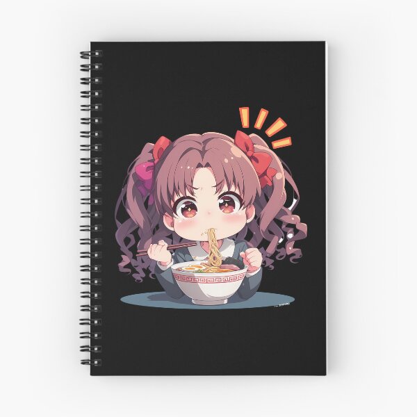 Item preview, Shirai Kuroko A Certain Scientific Railgun Chibi Girl Enjoying Kawaii Ramen Anime designed and sold by Raslbazola.