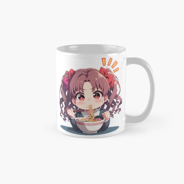 Item preview, Shirai Kuroko A Certain Scientific Railgun Chibi Girl Enjoying Kawaii Ramen Anime designed and sold by Raslbazola.
