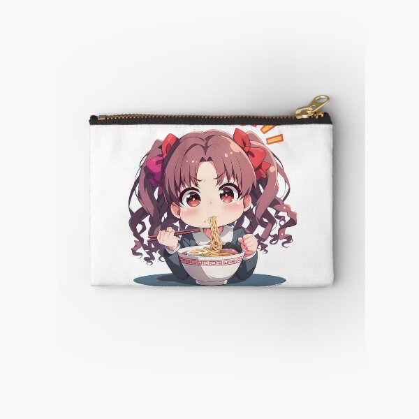 Item preview, Shirai Kuroko A Certain Scientific Railgun Chibi Girl Enjoying Kawaii Ramen Anime designed and sold by Raslbazola.