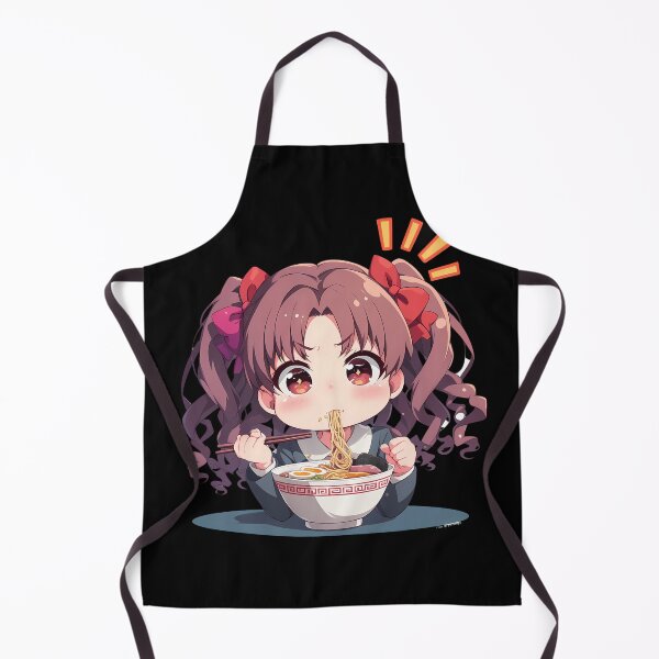 Item preview, Shirai Kuroko A Certain Scientific Railgun Chibi Girl Enjoying Kawaii Ramen Anime designed and sold by Raslbazola.
