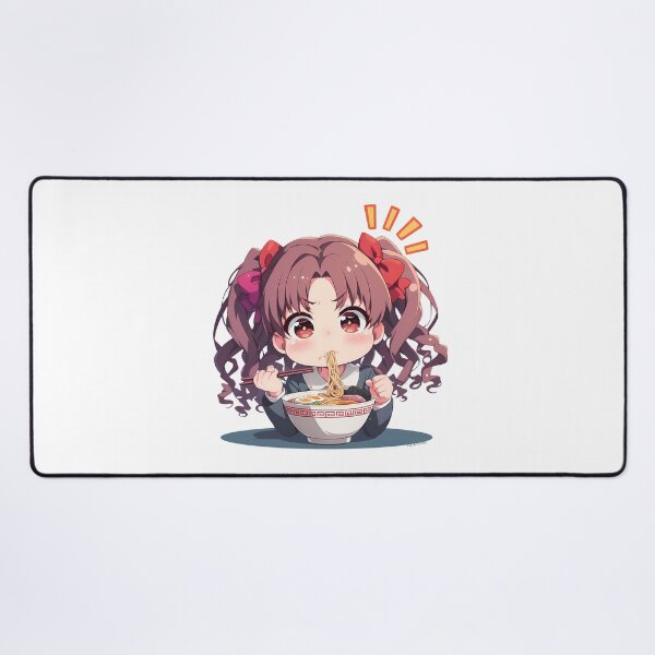 Item preview, Shirai Kuroko A Certain Scientific Railgun Chibi Girl Enjoying Kawaii Ramen Anime designed and sold by Raslbazola.