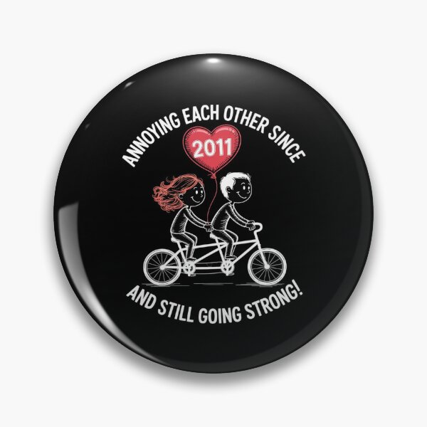 Item preview, Annoying Each Other Since 2011 Couple Wedding Anniversary designed and sold by petrichorsworld.