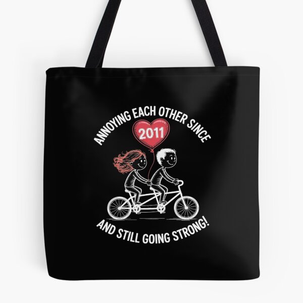 Item preview, Annoying Each Other Since 2011 Couple Wedding Anniversary designed and sold by petrichorsworld.