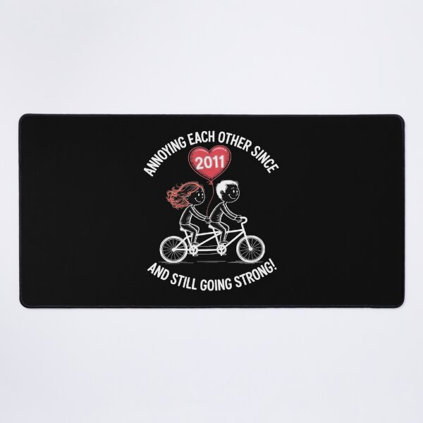 Item preview, Annoying Each Other Since 2011 Couple Wedding Anniversary designed and sold by petrichorsworld.