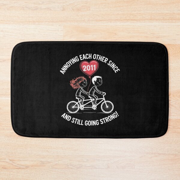 Item preview, Annoying Each Other Since 2011 Couple Wedding Anniversary designed and sold by petrichorsworld.