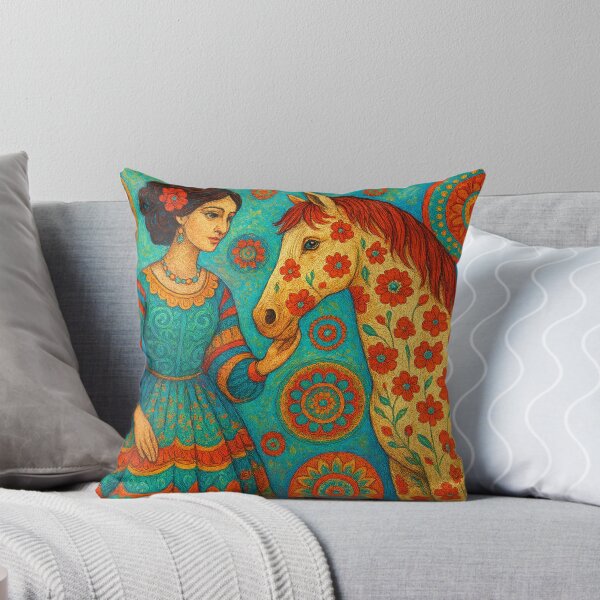 Item preview, Dream world with woman and horse designed and sold by Sigtrix.