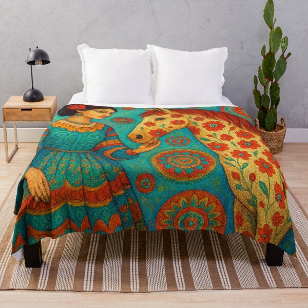 Item preview, Dream world with woman and horse designed and sold by Sigtrix.