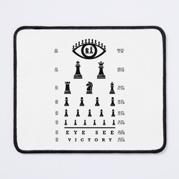 Item preview, Funny Chess Player Optician Eye Test Pieces Chart Victory designed and sold by GrandeDuc.