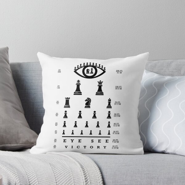 Item preview, Funny Chess Player Optician Eye Test Pieces Chart Victory designed and sold by GrandeDuc.