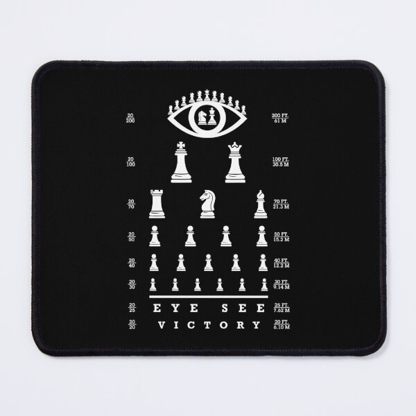Item preview, Funny Chess Player Optician Eye Test Pieces Chart Victory designed and sold by GrandeDuc.