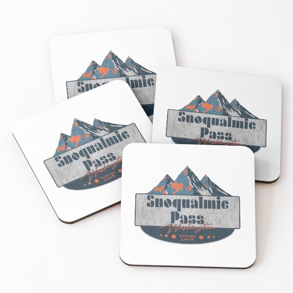 Item preview, Snoqualmie Pass Ski Resort, Washington, Mountain Design designed and sold by Wanderful-roads.