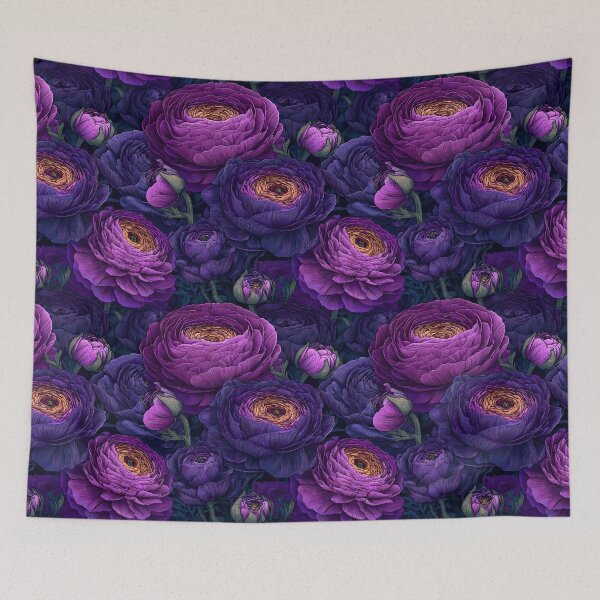 Item preview, Classic Wild Ranunculus Texture For Rustic Charm designed and sold by RoyalStarsPatts.