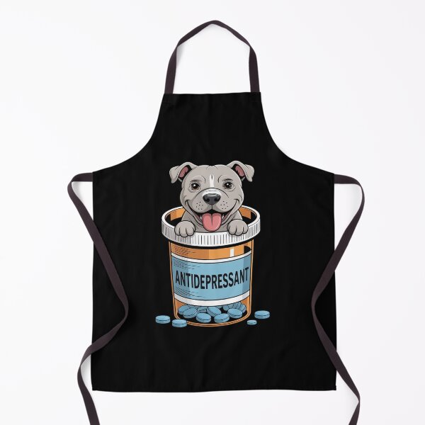Item preview, Antidepressant Pitbull Funny Pitties Dog Lover Owner designed and sold by petrichorsworld.