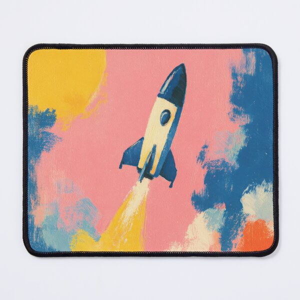 Item preview, Rocket launch over water designed and sold by ArtHouseNiklas.
