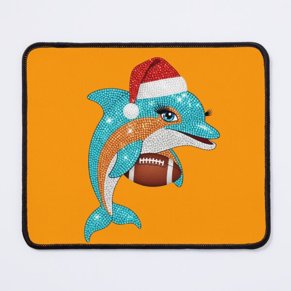 Item preview, Festive Bling Dolphin Football designed and sold by Bogologo.