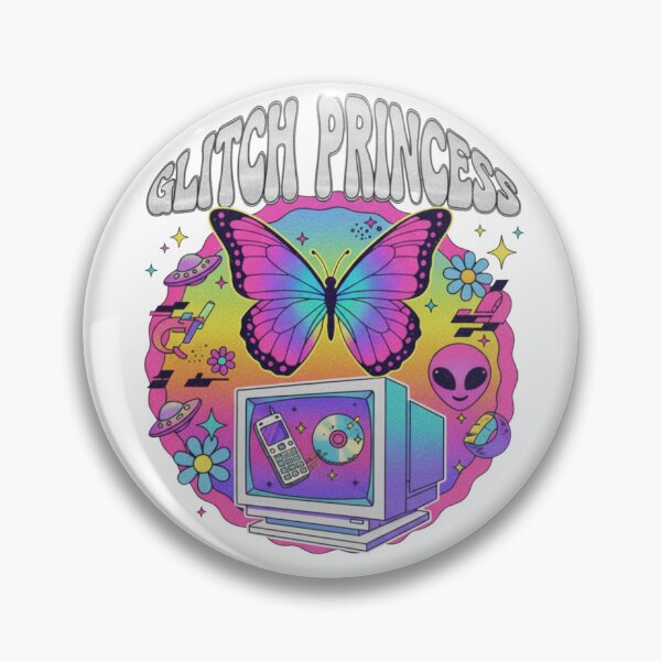 Item preview, Retro Glitch Butterfly Art designed and sold by Dreamweaver Gallery.