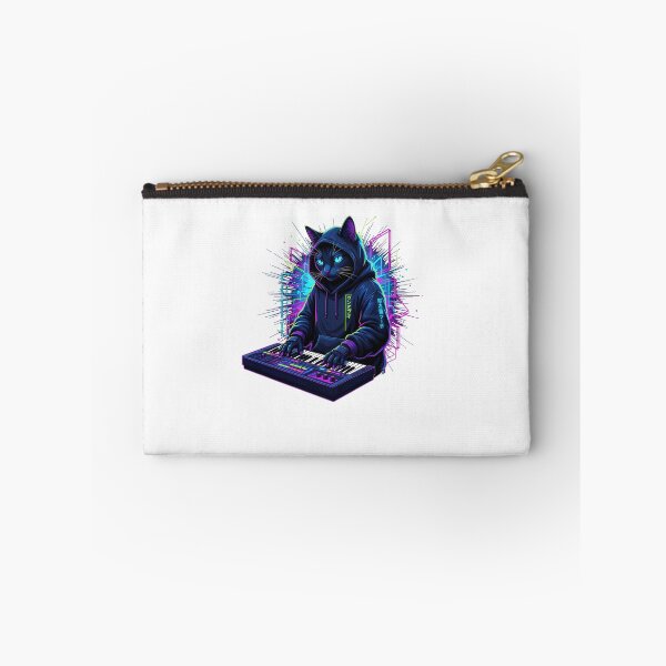 Item preview, Backprint  Synthpop Music Cats Synth-Japanese Synthesizer designed and sold by grumpzara.