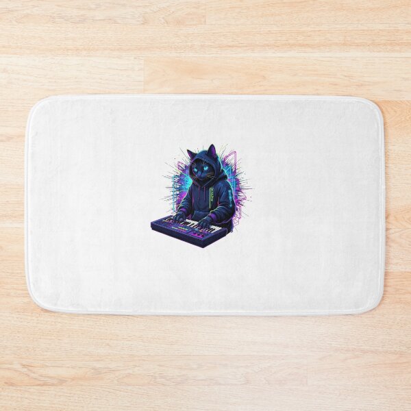 Item preview, Backprint  Synthpop Music Cats Synth-Japanese Synthesizer designed and sold by grumpzara.