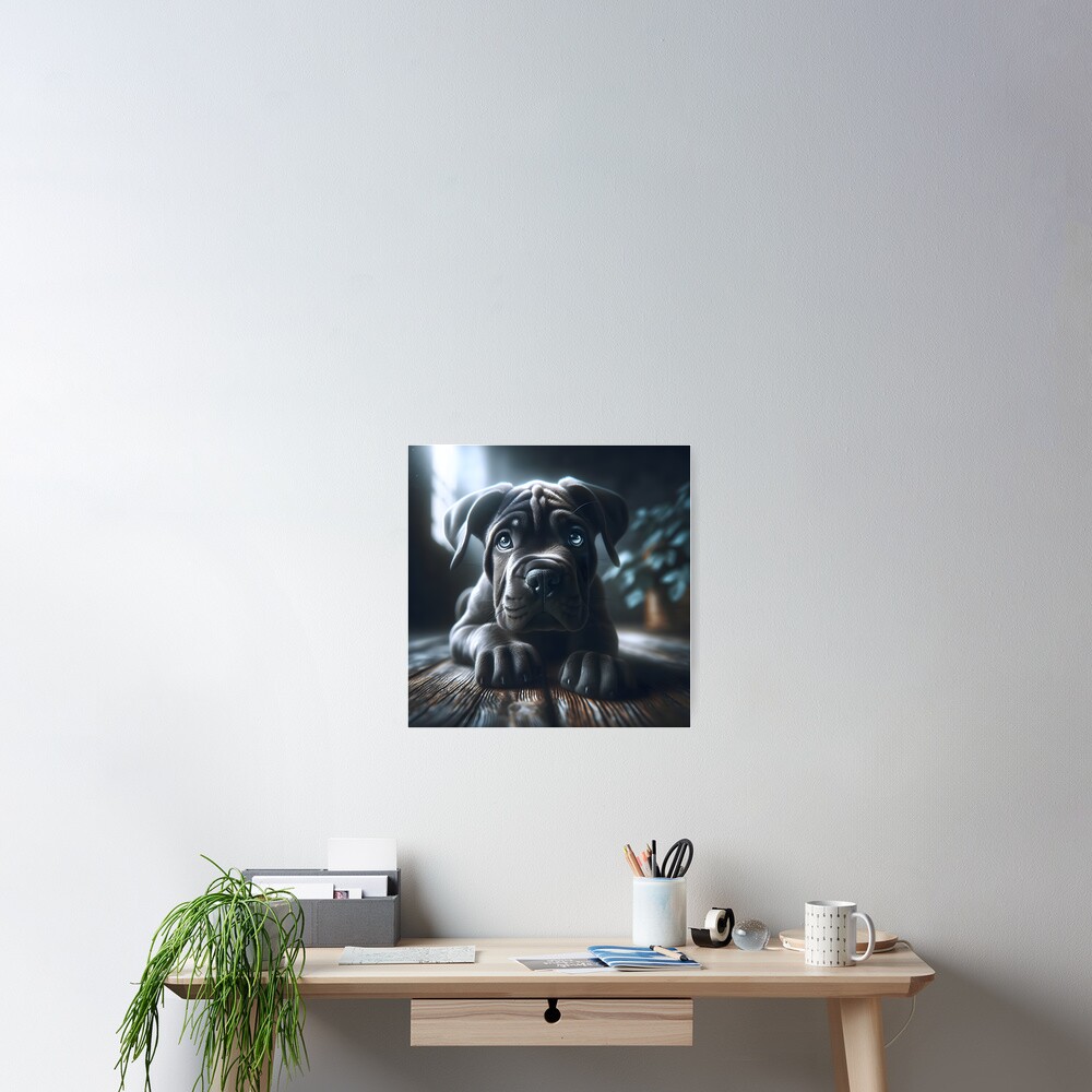 Vista previa del artículo con la obra «Póster», diseñado y vendido por Buttonquill.