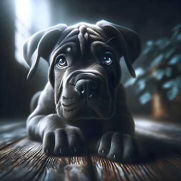 Imagen de la obra Gentle Giant – Cane Corso Puppy Eyes de Buttonquill