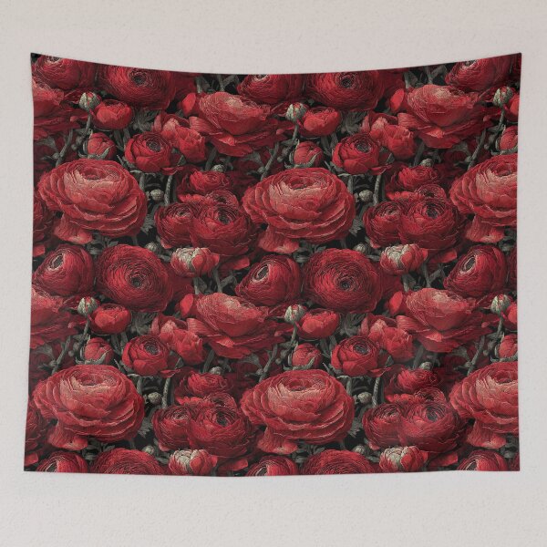Item preview, Trendy Lush Ranunculus Florals For Garden Lover Gift designed and sold by RoyalStarsPatts.