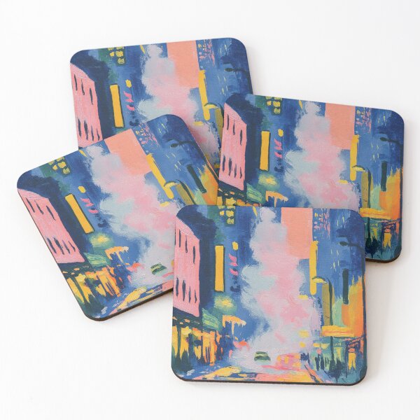 Item preview, Abstract New York in the rain designed and sold by ArtHouseNiklas.