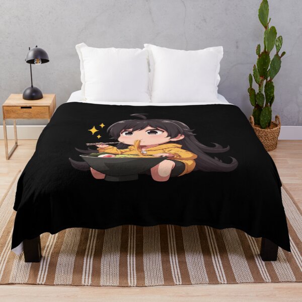 Item preview, Karen Araragi Chibi Kawaii Anime Girl Slurping Ramen from Bakemonogatari designed and sold by Raslbazola.