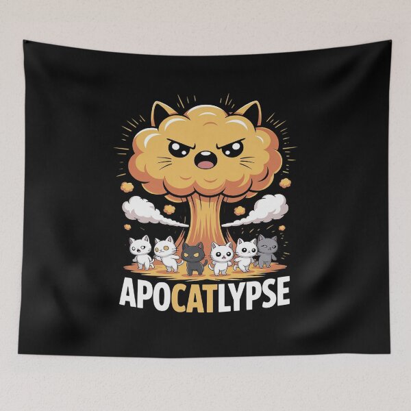 Artikelvorschau, Apokalypse Lustige Katze Nuklearexplosion entworfen und verkauft von petrichorsworld.