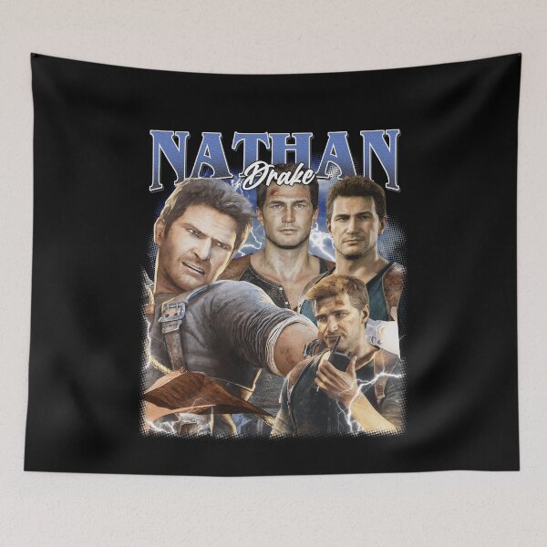 Item preview, Vintage Nathan Drake designed and sold by Angryblu3.