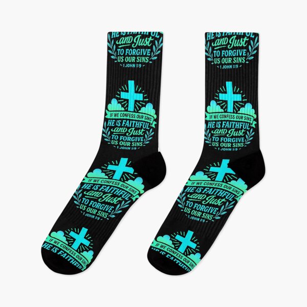 Item preview, 1 John 1:9 He is faithful and just to forgive us our sins designed and sold by plushism.