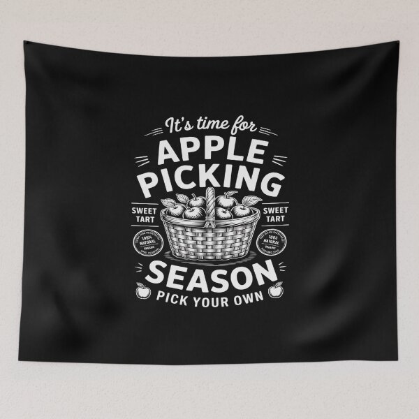 Item preview, Apple Picking Season Rustic Basket Farm Fresh designed and sold by KingsLife1994.