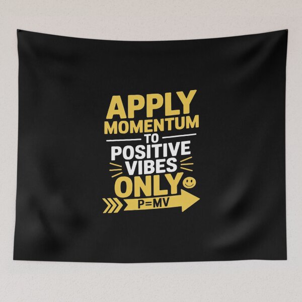 Item preview, Apply Momentum to Positive Vibes STEM Vector Art designed and sold by KingsLife1994.
