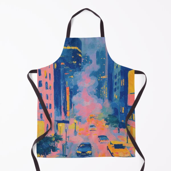 Item preview, Abstract New York at dusk designed and sold by ArtHouseNiklas.