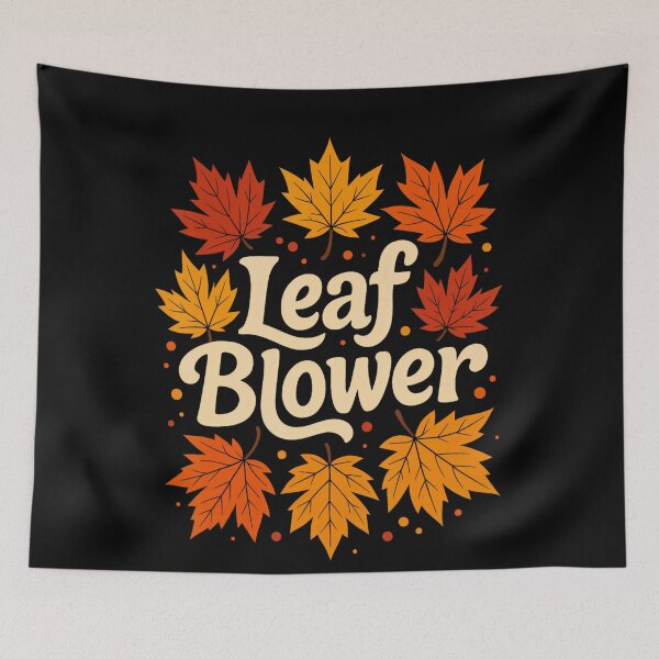 Item preview, blower vintage leaf funny halloween retro vibes autumn classic costume fall designed and sold by Coryconcetta.