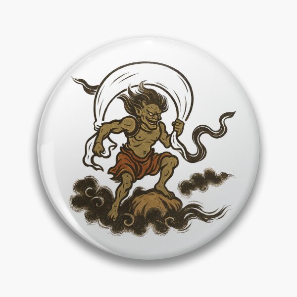 Item preview, Fūjin — The Roar of the Wind designed and sold by Lazy-Genius-Co.