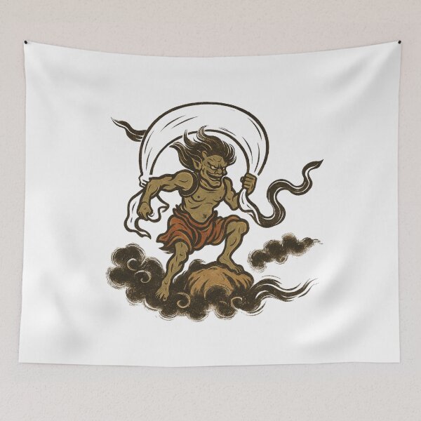 Item preview, Fūjin — The Roar of the Wind designed and sold by Lazy-Genius-Co.