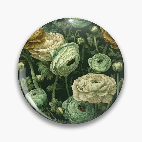 Item preview, Elegant Lush Ranunculus Illustration For Summer Birthday designed and sold by RoyalStarsPatts.