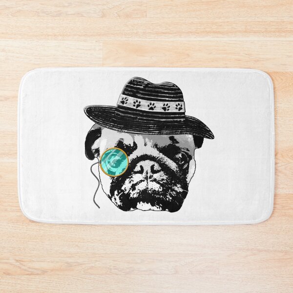 Item preview, Monocle Pug designed and sold by LindenmannArts.