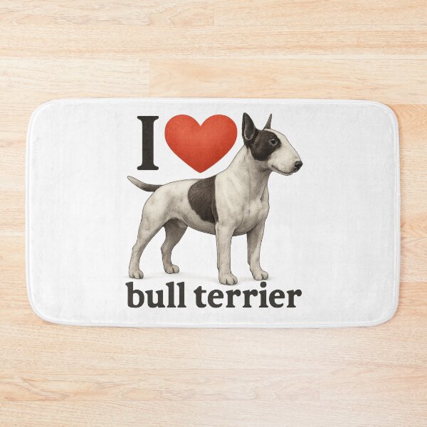 Item preview, I love Bull terrier. designed and sold by PabDam.