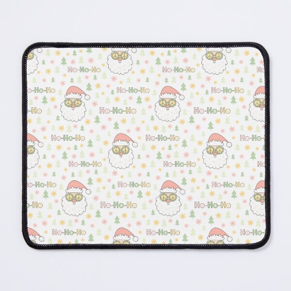 Item preview, Hippie Santa Claus Pattern - Retro Christmas Vibe designed and sold by Julza Art.