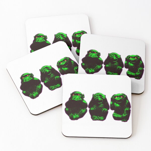 Item preview, Three wise monkeys designed and sold by LindenmannArts.