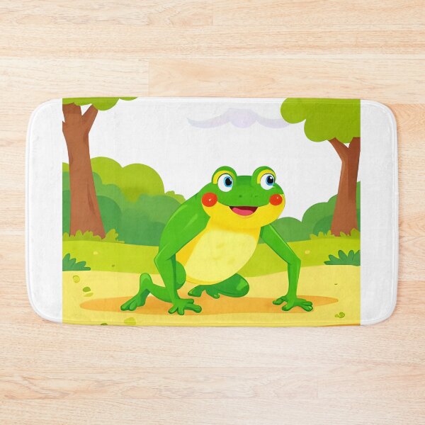 Item preview, Smiling frog by the pond designed and sold by nighttime1990.