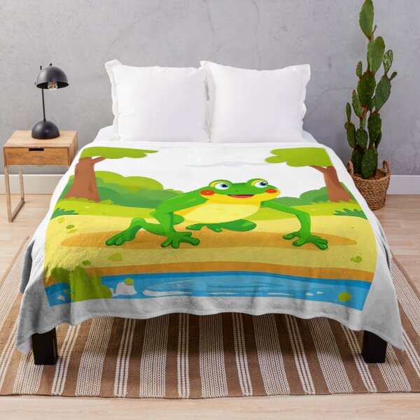 Item preview, Smiling frog by the pond designed and sold by nighttime1990.