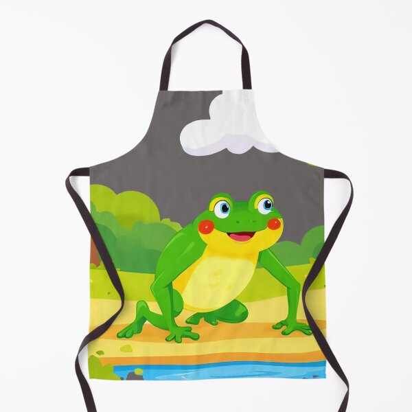 Item preview, Smiling frog by the pond designed and sold by nighttime1990.