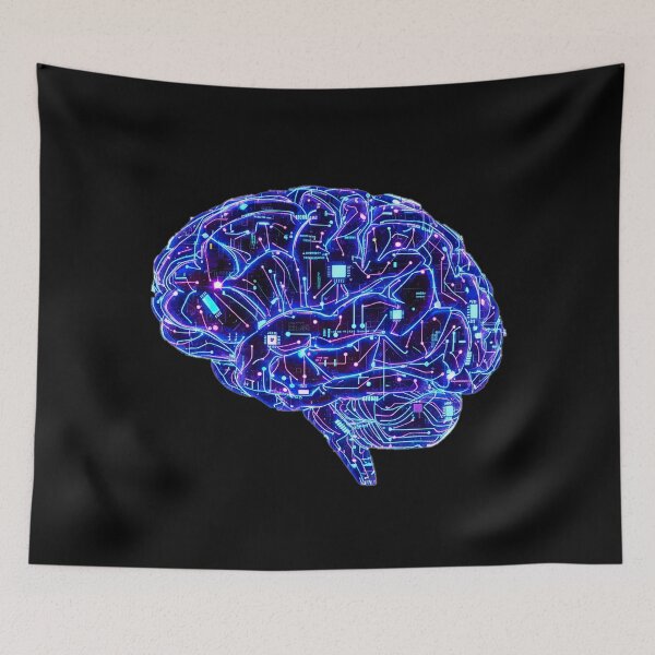 Item preview, NeuroSpicy - Neurodivergent Brain Circuits (II) designed and sold by nature. electrified..