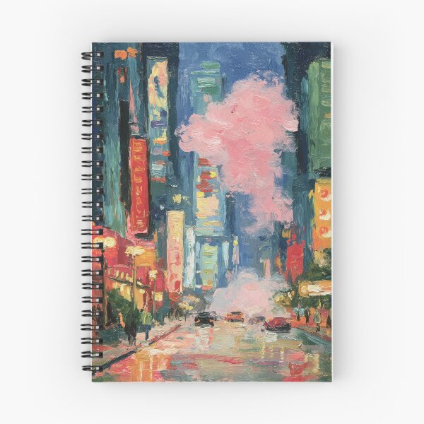 Item preview, Impressionist New York at night designed and sold by ArtHouseNiklas.