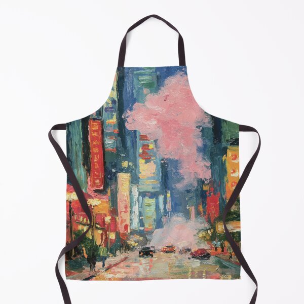 Item preview, Impressionist New York at night designed and sold by ArtHouseNiklas.