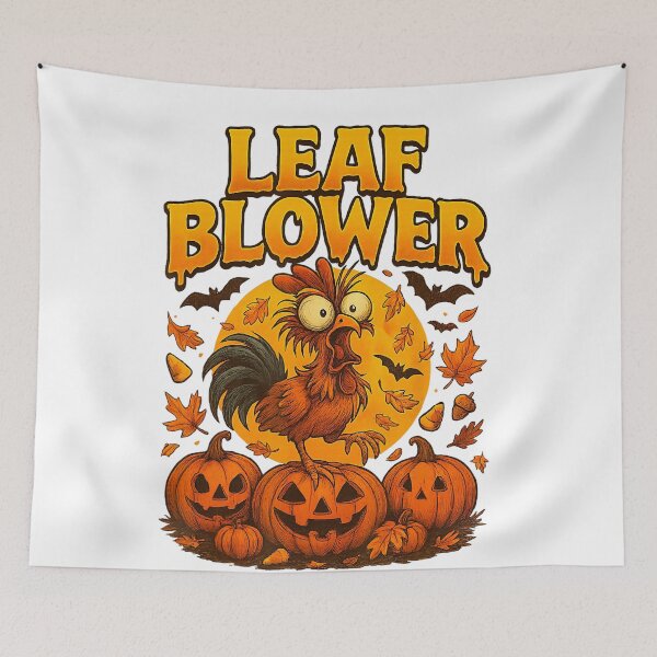 Item preview, fall classic blower vintage leaf autumn vibes retro costume halloween funny designed and sold by Coryconcetta.