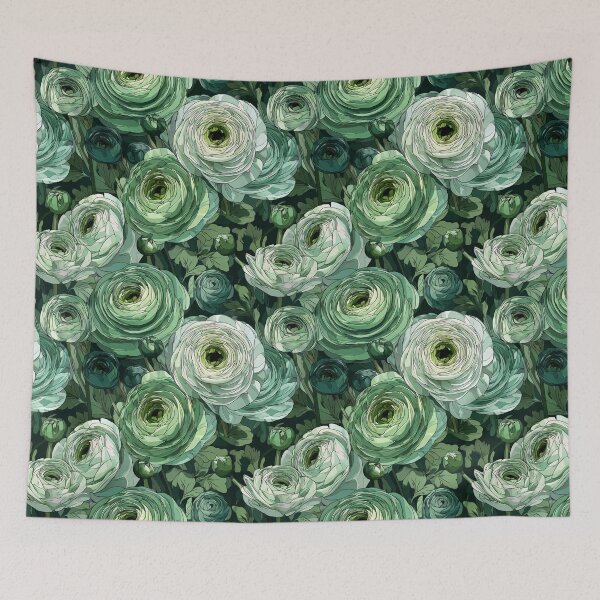 Item preview, Minimalistic Radiant Ranunculus Pattern For Ranunculus Lovers designed and sold by RoyalStarsPatts.