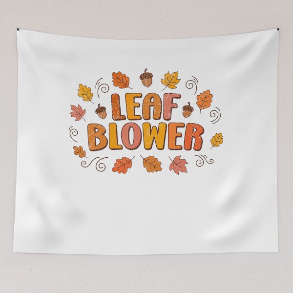 Item preview, blower retro funny autumn halloween classic vibes costume vintage fall leaf designed and sold by Coryconcetta.